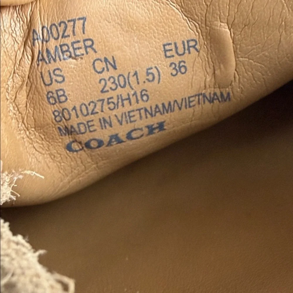 Coach comfortable brown